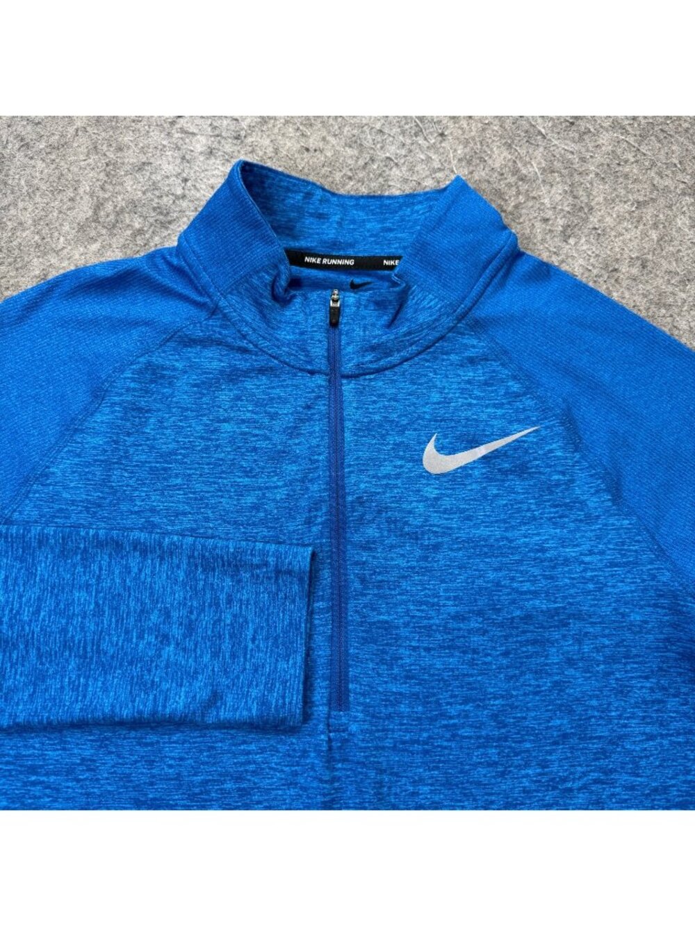 Nike Element 1/2 Zip Running Pullover Men S Blue Long Sleeve